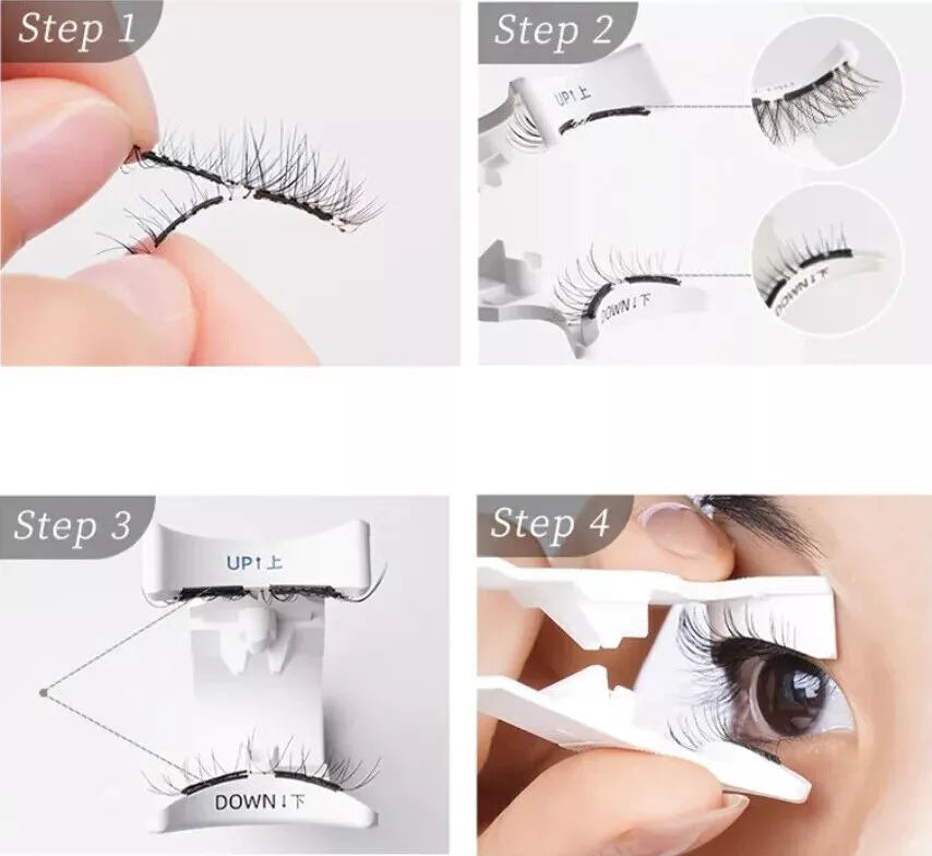 Makellose Magnetische Unpree-Wimpern